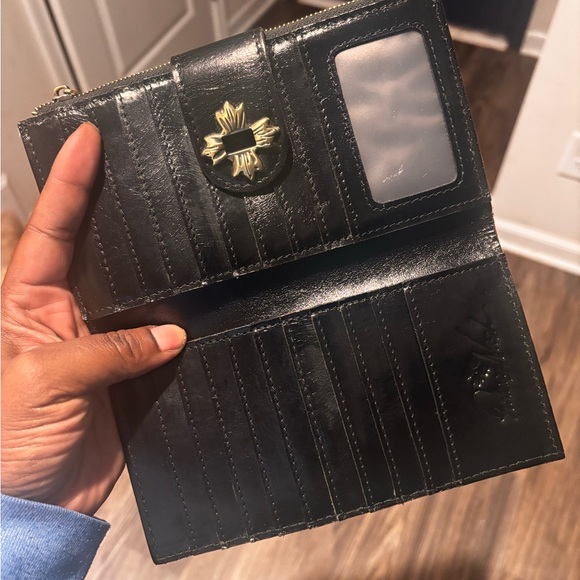 Patricia Nash Red and Black Plaid Wallet - Picture 2 of 5